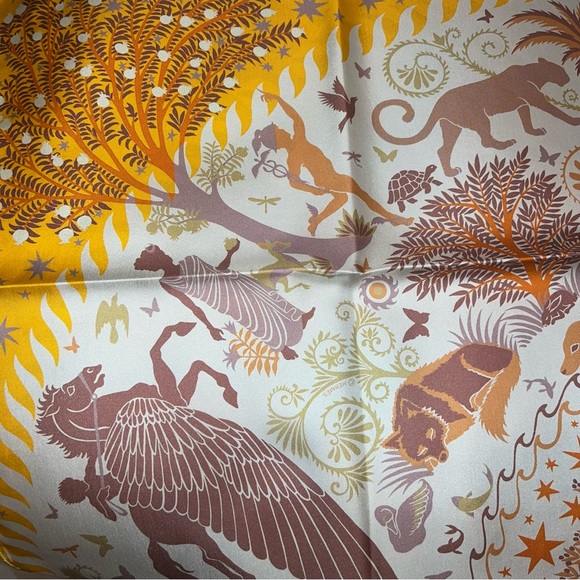 Hermes Sous le Charme d'Orphée Silk Scarf | NWT - Picture 4 of 6